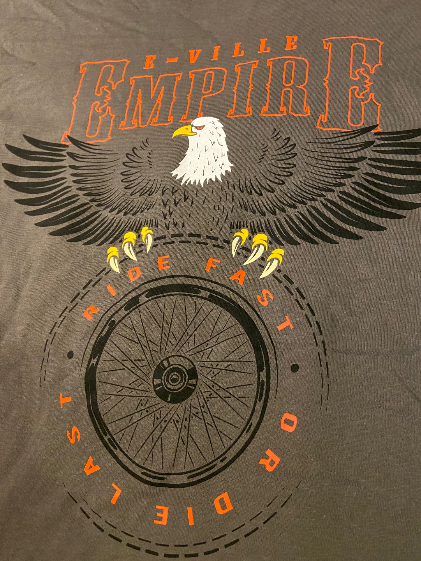 Ride Fast Or Die Last T-Shirt - Grey