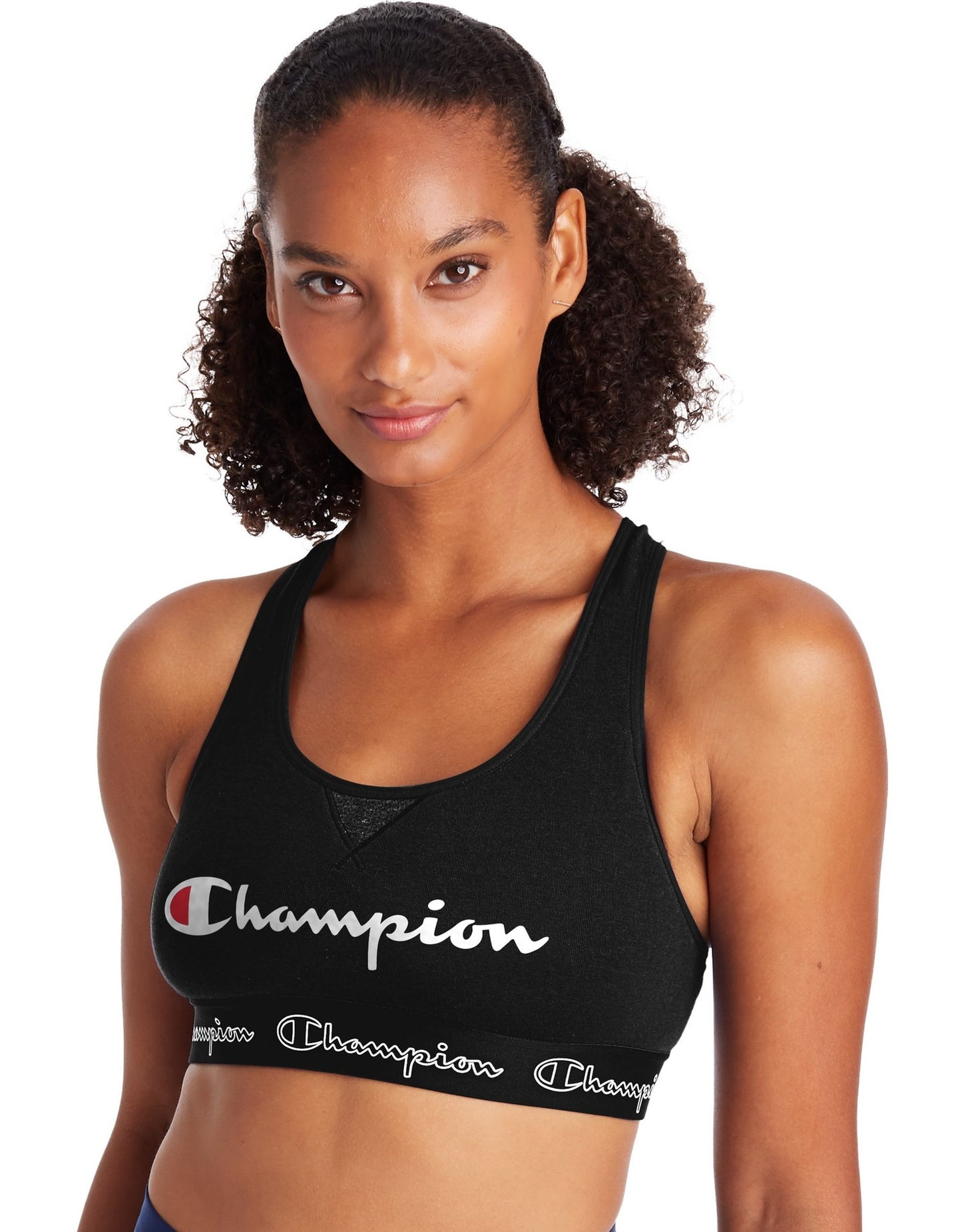 Authentic Graphic Logo Script Sports Bra
