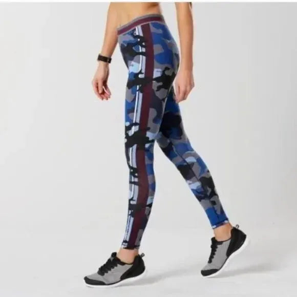 Camo Leggings - Blue