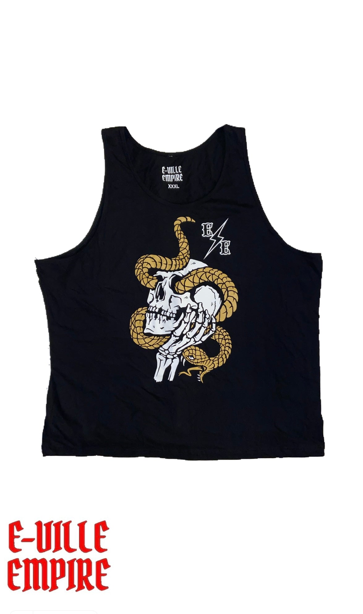 Speak No E-Ville Tank Top - Black