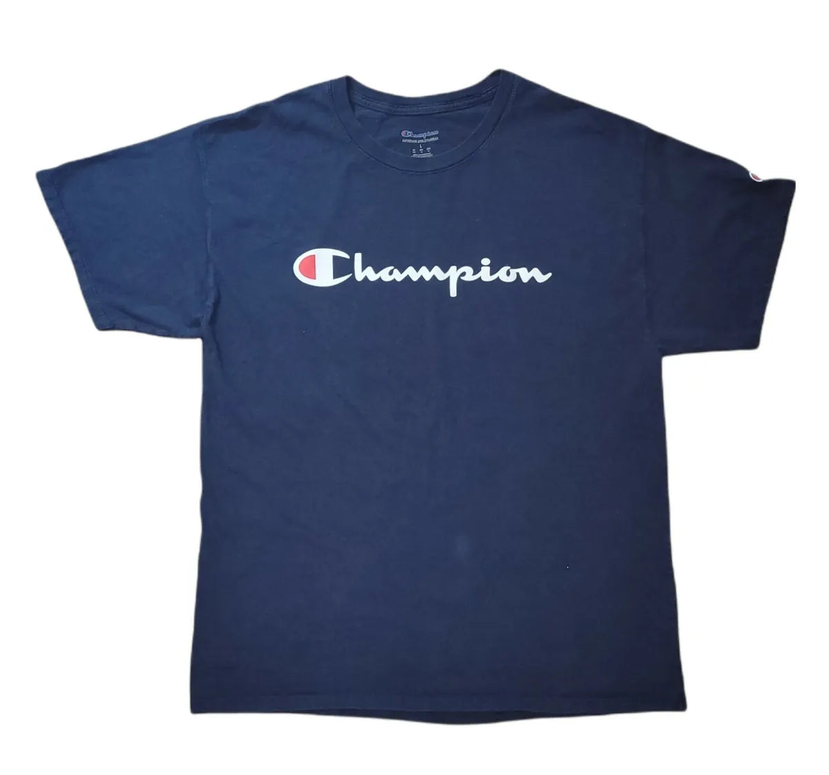 Men’s Athletic Script Logo T-Shirt - Blue