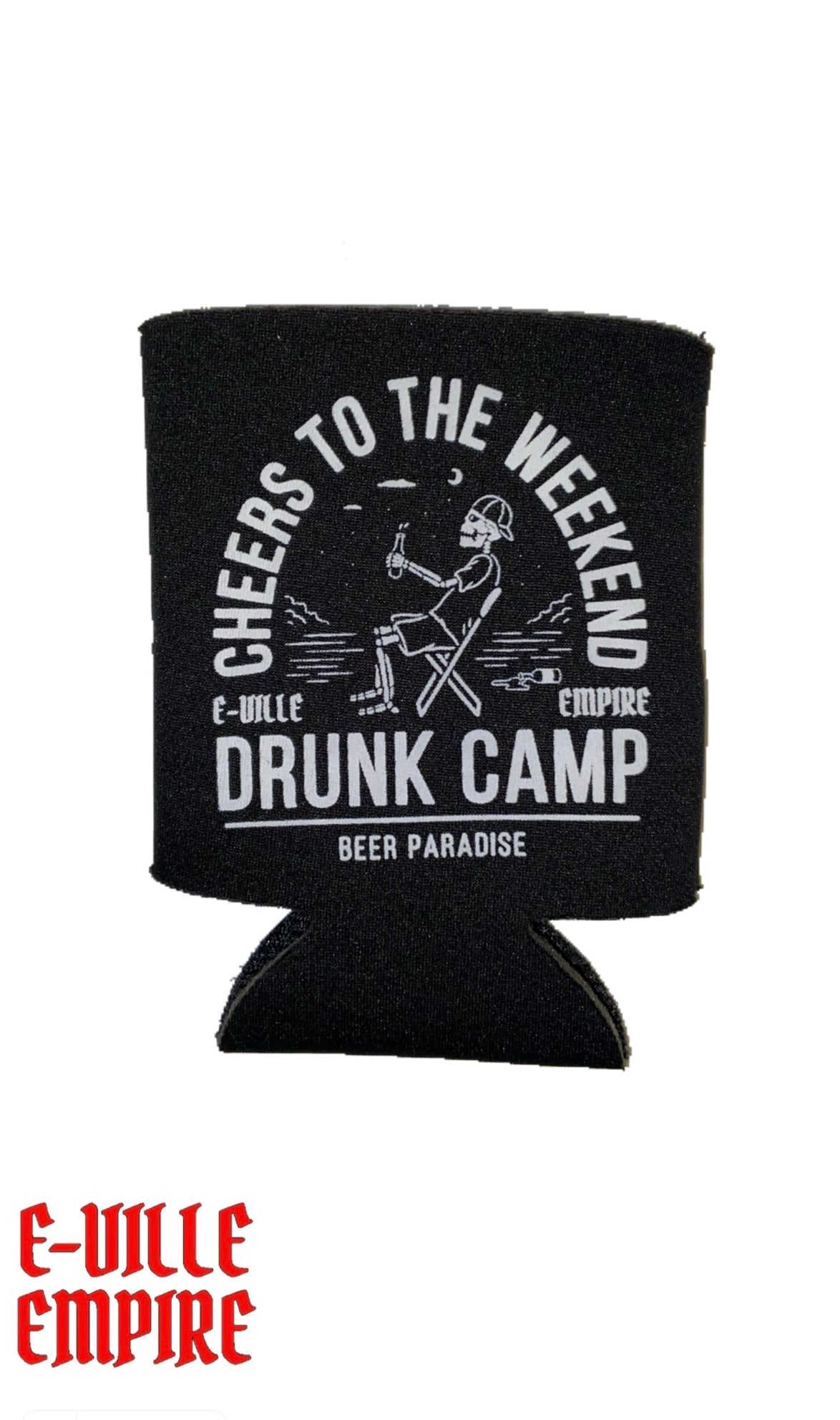 Cheers To The Weekend Beer Coozie - Black