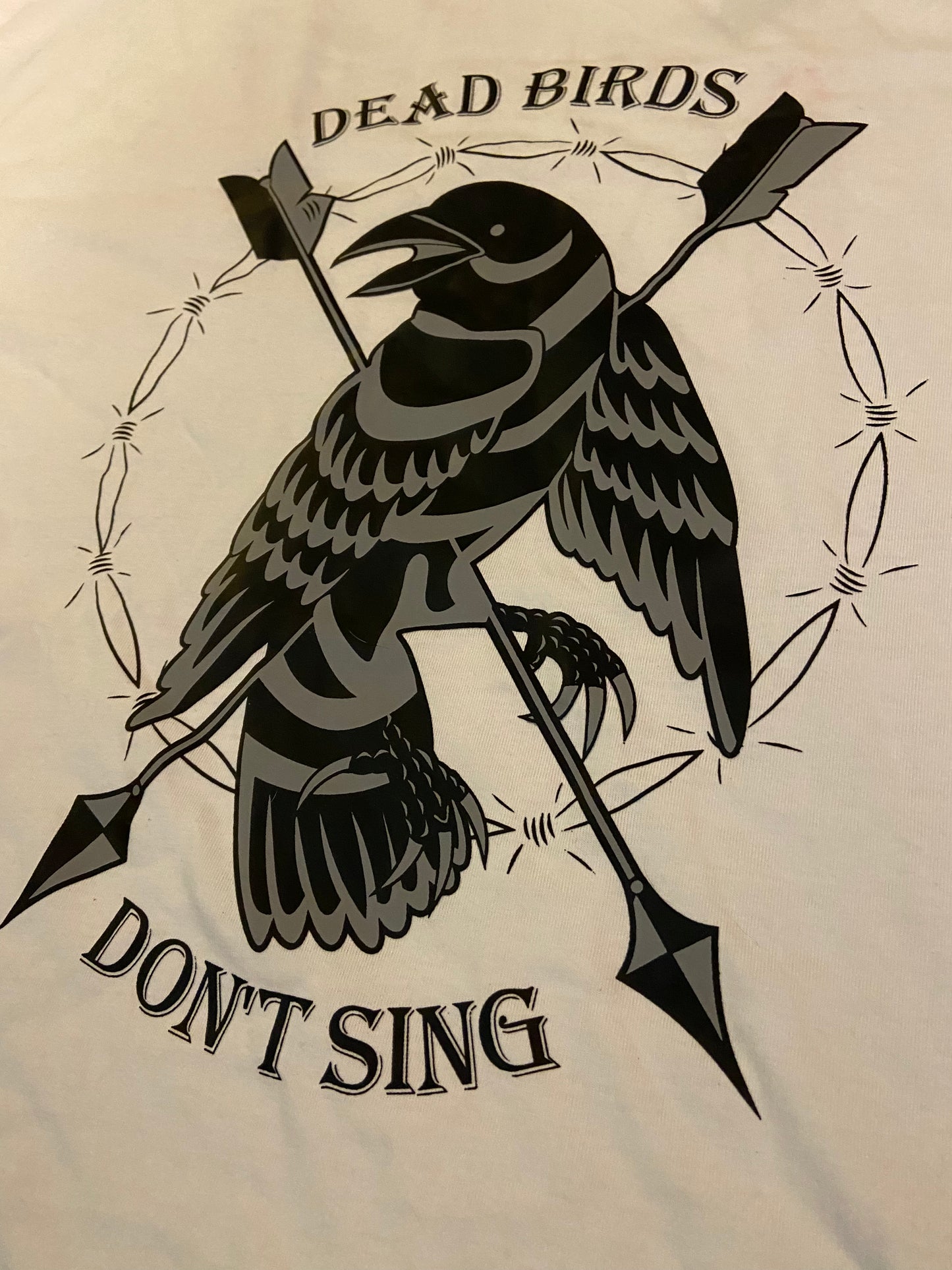 Dead Birds Don’t Sing T-Shirt - White