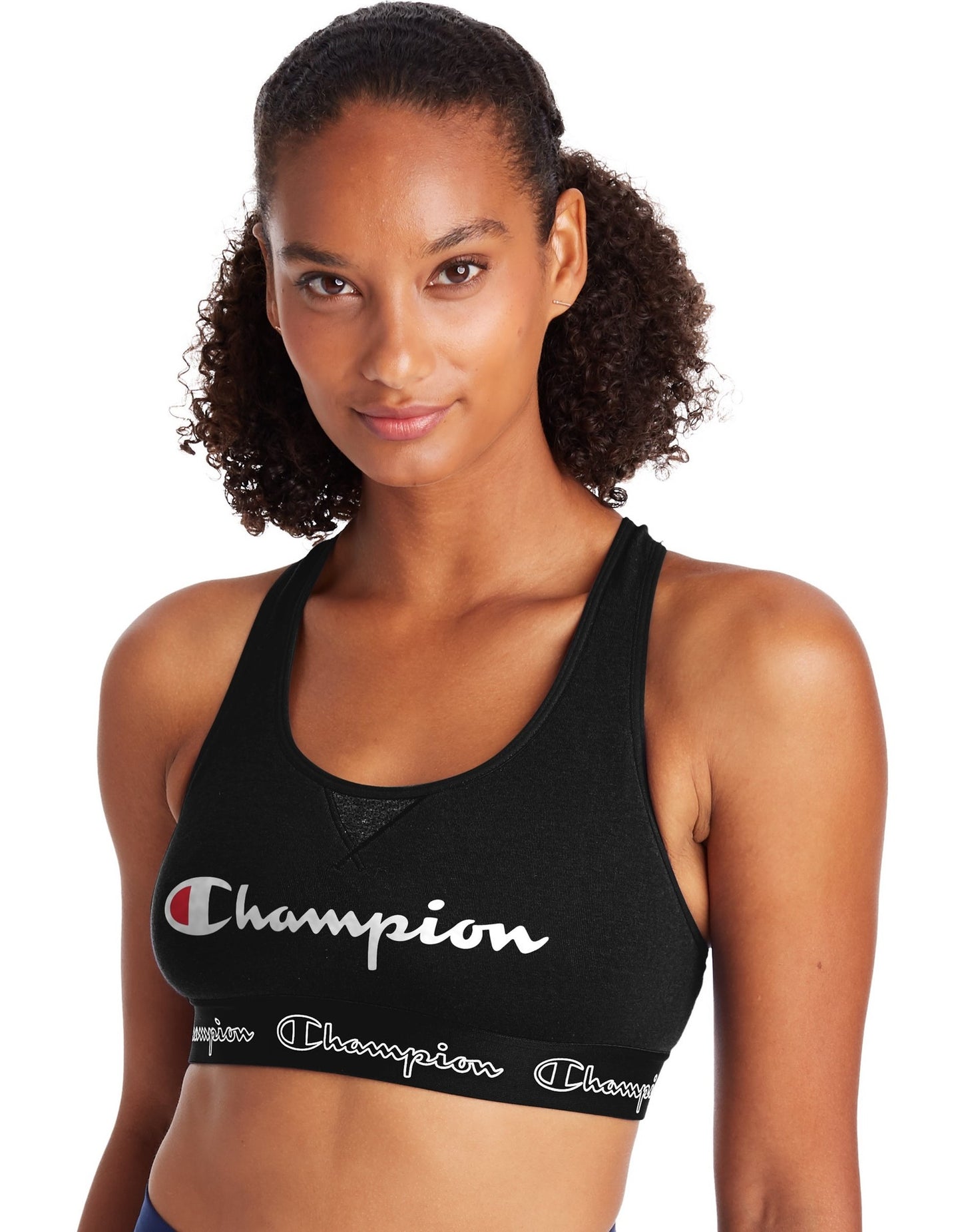 Authentic Graphic Logo Script Sports Bra