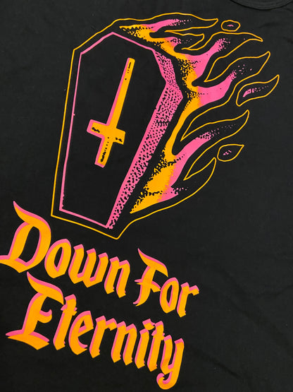Down For Eternity Tank Top - Black