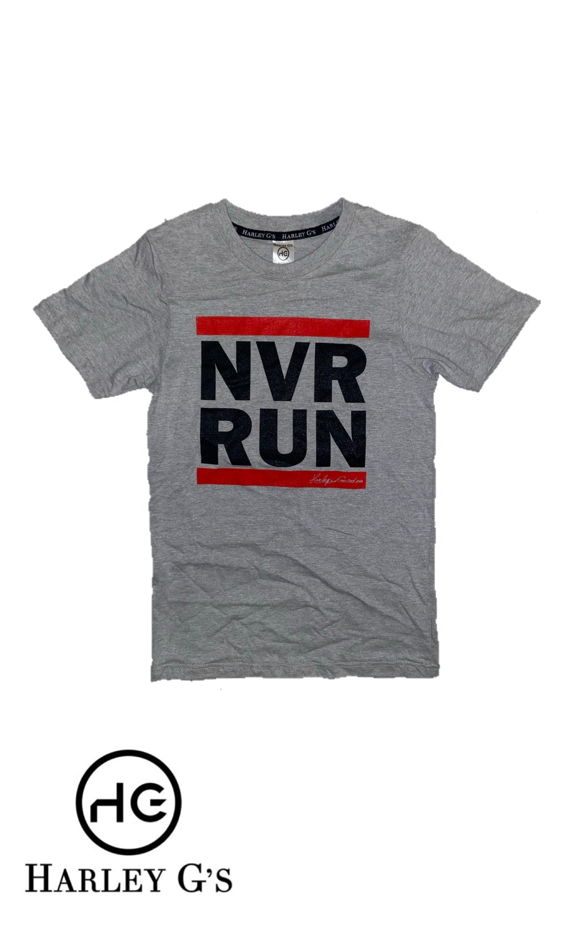 Never Run T-Shirt - Grey